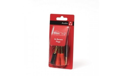 Tech+link 710973 Wtyki Bananowe 4 szt