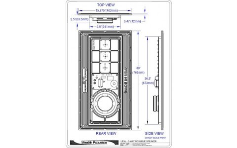 Stealth Acoustics LR 3G Niewidzialne Głośniki