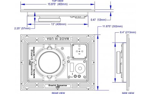 Stealth Acoustics LR 6G Niewidzialne Głośniki