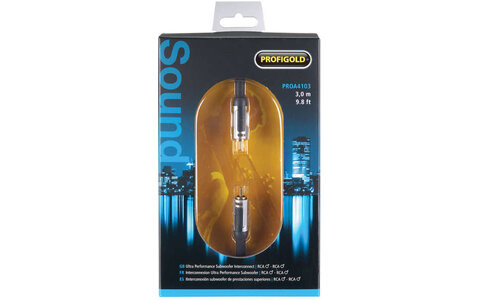 Profigold PROA4103 Kabel Subwooferowy 1xRCA - 1xRCA 3m