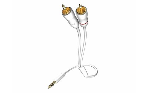 Inakustik Star MP3 JACK-RCA 0.5m Kabel Audio JACK-2xRCA