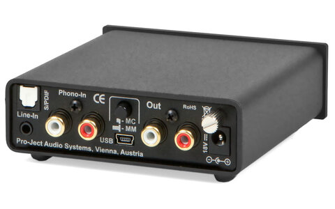 Pro-Ject A/D Phono Box S Przedwzmacniacz Gramofonowy z przetwornikiem A/C