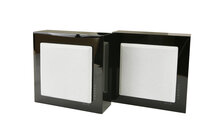 DLS Flatbox Slim Mini Czarny Kolumny Naścienne Salon Poznań Wrocław