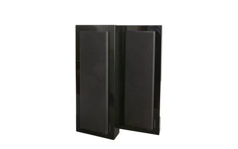 DLS Flatbox Slim Large Czarny Kolumny Naścienne