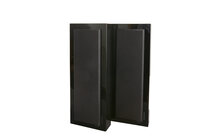 DLS Flatbox Slim Large Czarny Kolumny Naścienne Salon Poznań Wrocław