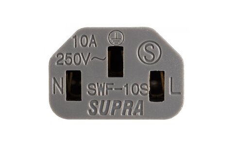Supra Lorad Silver SPC 2.5 CS-EU 1.5m Niskoradiacyjny Kabel Zasilający Z Wtykami