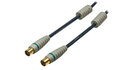Bandridge BVL8702 Przewód Antenowy [Coax M - Coax F] - 2.0m