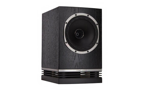 Kolumny Podstawkowe Fyne Audio F500 Czarne przód bez maskownicy