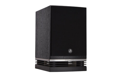 Kolumny Podstawkowe Fyne Audio F500 Czarne z maskownicą