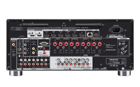 tył amplitunera do kina domowego Onkyo TX-RZ840 