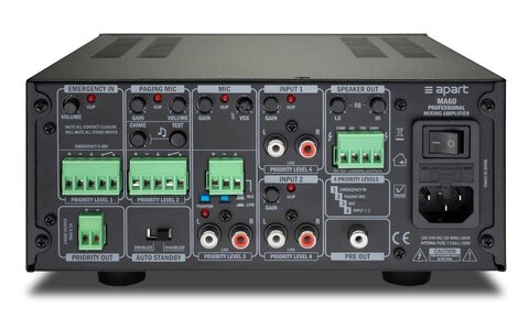 Apart Audio MA60 Kompaktowy Wzmacniacz Miksujący