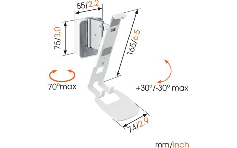 Vogels SOUND 4201 Uchwyt Głośnikowy do Sonos Play 1 & Sonos One