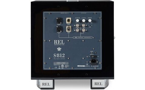 REL S 812 Czarny Subwoofer Muzyczny