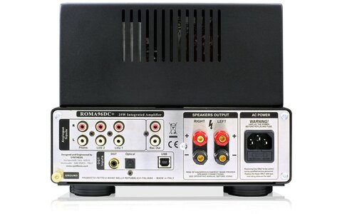 Wzmacniacz Lampowy z DAC Synthesis Roma 96DC+ Czarny Aluminium