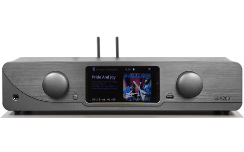 Wzmacniacz z Funkcjami Sieciowymi Atoll SDA200 SIGNATURE  Czarny Sklep Audio Poznań
