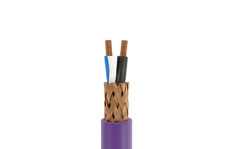 Melodika MDC1230 Przewód mikrofonowy dwużyłowy Purple Rain 