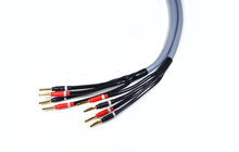 Melodika MDBW41530G Kable Głośnikowe Purple Rain Gunmetal 2x1,5mm2 + 2x4mm2 3m Salon Poznań Wrocław