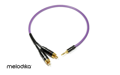 Melodika MDMJ2R10 Kabel jack stereo 3,5mm - 2xRCA 