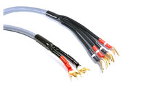 Melodika MDBW41515Gs Kable Głośnikowe Purple Rain Gunmetal 2x1,5mm2 + 2x4mm2 1,5m Salon Poznań Wrocław