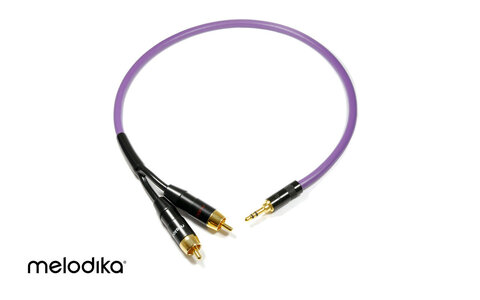 Melodika MDMJ2R20 Kabel jack stereo 3,5mm - 2xRCA 2,0m 