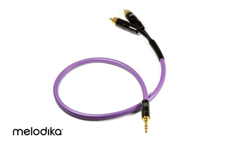 Melodika MDMJ2R80 Kabel jack stereo 3,5mm - 2xRCA 8,0m 