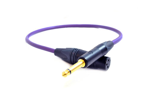 Melodika MDJX05 Kabel Mono Wtyk jack 6,3mm - Gniazdo XLR 0,5m 