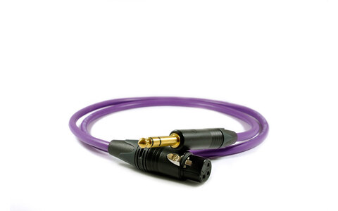 Melodika MDJXS05 Kabel Stereo Wtyk jack 6,3mm - Gniazdo XLR 0,5m 