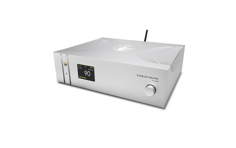 Gold Note IS-1000 Srebrny Wzmacniacz z Funkcjami Sieciowymi 