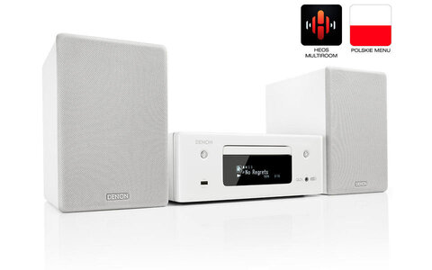 Denon CEOL N11 DAB Biały Mini Wieża z Głośnikami