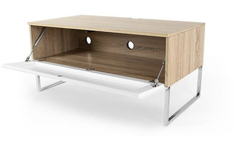 NorStone Khalm 140 Biało-dębowy Stolik RTV