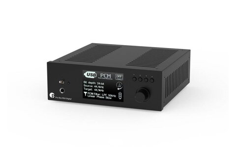 Pro-Ject Pre Box RS2 Digital Czarny Przedwzmacniacz 