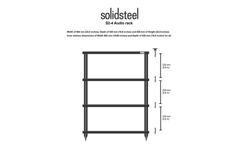 Solidsteel S2-4 Stolik Audio 