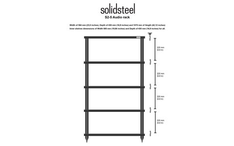 Solidsteel S2-5 Stolik Audio 