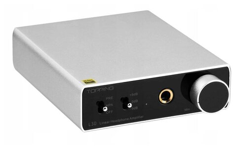 Topping L30 Srebrny Wzmacniacz Słuchawkowy