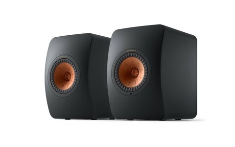 Kef LS50 Wireless II Czarne Aktywne Kolumny Podstawkowe