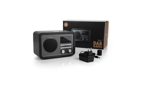 Argon Audio Radio 1 Czarna Stacja Muzyczna z DAB+/FM pudełko