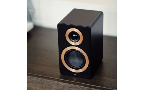 Argon Audio FORTE A4 Czarne Aktywne Kolumny Podstawkowe od góry