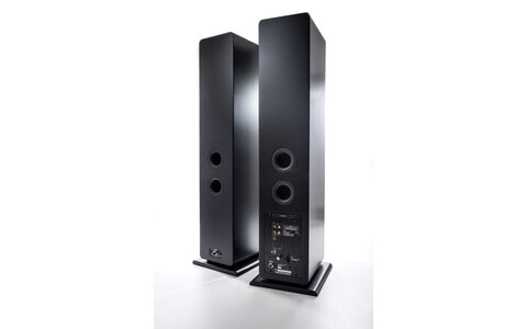 Argon Audio FORTE A55 Czarne Aktywne Kolumny Podłogowe  tył