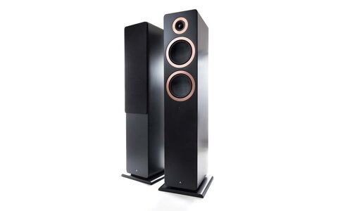 Argon Audio FORTE A55 Czarne Aktywne Kolumny Podłogowe