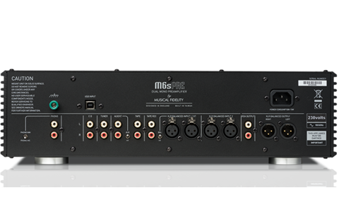 Musical Fidelity M6S PRE Czarny Przedwzmacniacz Stereofoniczny