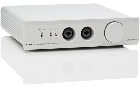 Srebrny Wzmacniacz Słuchawkowy Musical Fidelity MX-HPA
