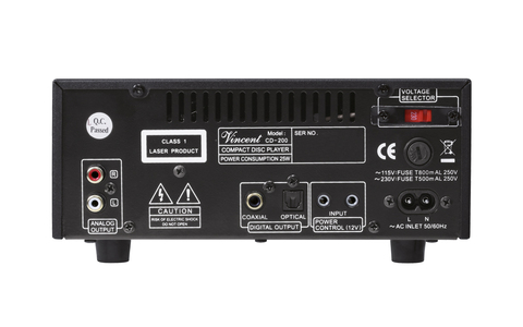 CD-200 Czarny Odtwarzacz CD Vincent
