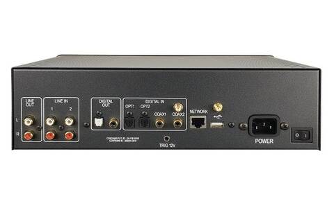 Czarny Odtwarzacz Sieciowy Atoll MS120