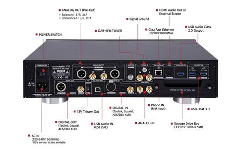 Cocktail Audio X45 (Srebrny) Wzmacniacz All in One / Streamer / CD 