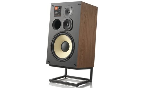 Kolumny Podłogowe Z Pomarańczową Maskownicą JBL L100 Classic