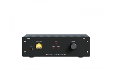 Czarny Wzmacniacz Słuchawkowy z DAC LAB12 HPA