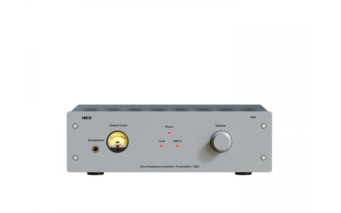 Srebrny Wzmacniacz Słuchawkowy z DAC LAB12 HPA