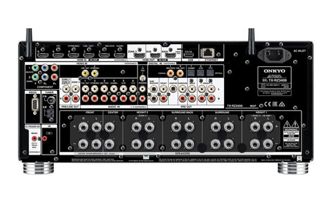 Amplituner Onkyo RZ-3400 tylny panel