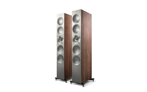 Kolumna Podłogowa KEF Reference 5 Meta Satin Walnut Silver Sklep Poznań