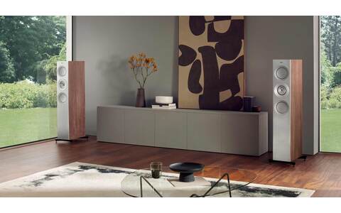 Kolumna Podłogowa KEF Reference 3 Meta Satin Walnut Silver Sklep Poznań